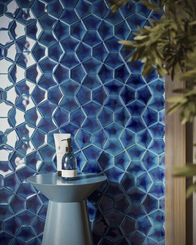 Placas de revestimento em cerâmica esmaltada - ACQUARIODUE_AMBIENTE PAPILLON A32 - AcquarioDue - polida / brilhante / para ambiente interno