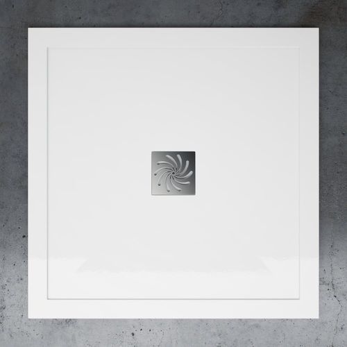 Piso de box quadrado - Lusso Stone - elevado / ao nível do piso / em pedra natural