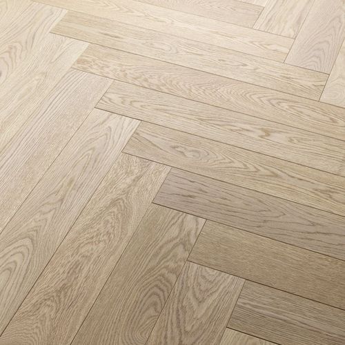 Piso estruturado - The Oak Factory - chevron / oleado / colado