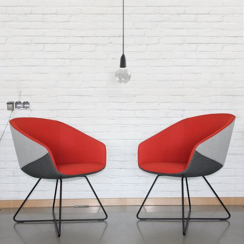Cadeira para interlocutor contemporânea - OCCO : OC 290, OC W 720 - BEJOT SP. Z O.O. - para ambiente interno / metálica / em tecido