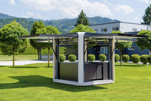 Estação solar autônoma - CUBOX Prestige Blackout Backup - HBT Energietechnik e.U.