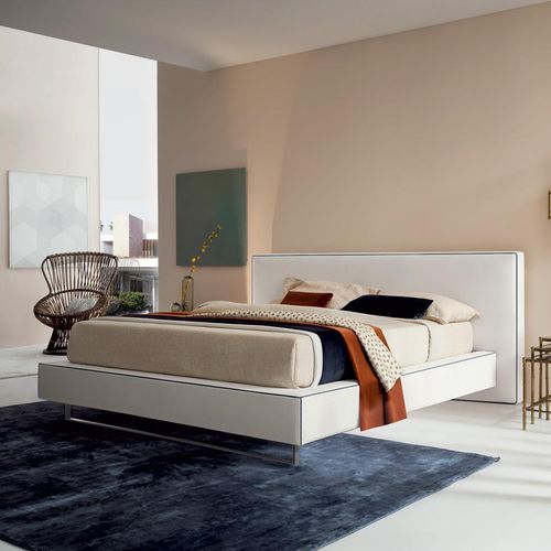 Cama de casal - BOLTON - Felis s.r.l. unipersonale - de solteiro / contemporânea / estofada