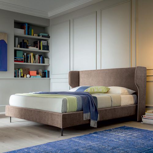Cama de casal - SPENCER - Felis s.r.l. unipersonale - de solteiro / contemporânea / com cabeceira