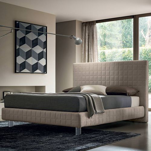 Cama de casal - RONNY - Felis s.r.l. unipersonale - de solteiro / contemporânea / estofada