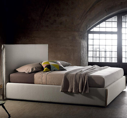 Cama de casal - TIM SOFT - Felis s.r.l. unipersonale - de solteiro / contemporânea / estofada