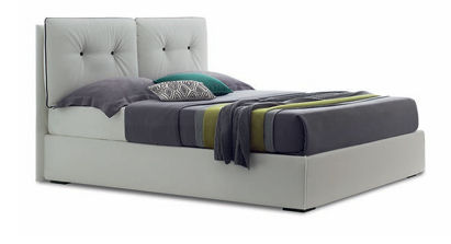 Cama de casal - SCOTTY COMPACT - Felis s.r.l. unipersonale - de solteiro / contemporânea / com cabeceira