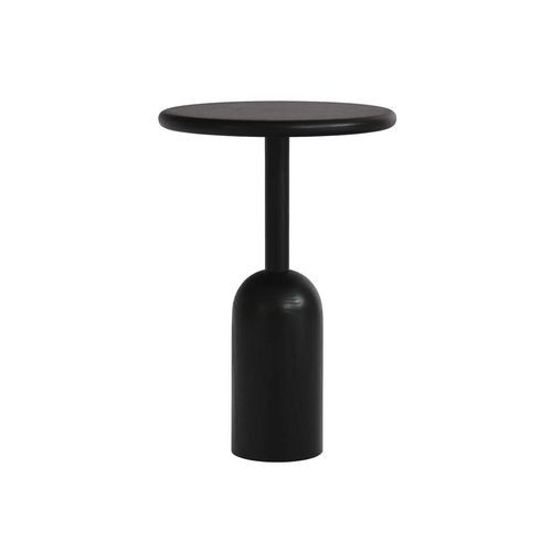 Mesa lateral de design escandinavo - ARKIN - take me HOME. - em faia / com base em faia / redonda