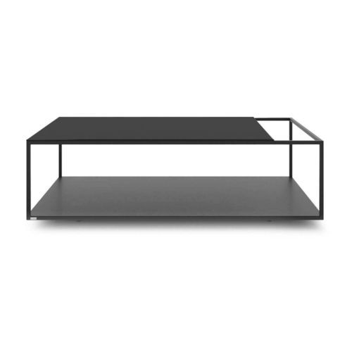 Mesa de centro contemporânea - SALTO + SPIEK - take me HOME. - em aço revestido a pó / em Laminam / em pedra sinterizada