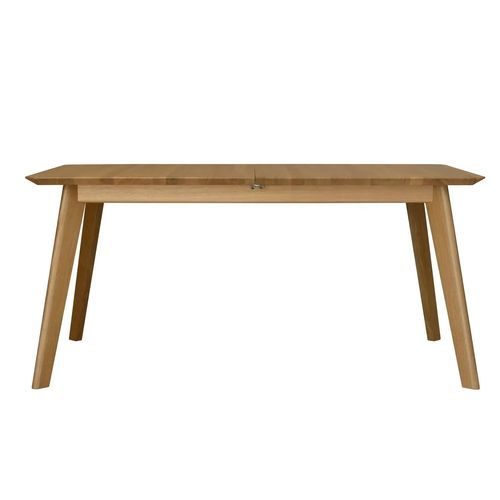 Mesa de jantar de estilo escandinavo - LARSEN - take me HOME. - em madeira maciça / em carvalho / com base em carvalho