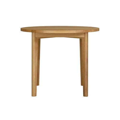 Mesa de jantar contemporânea - RUBIO ROUND - take me HOME. - com folheado de madeira / em madeira maciça / em carvalho