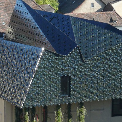 Revestimento de fachada em cerâmica - MUSEUM OF CULTURE, BASLE - m&r Manufaktur GmbH - em painéis / liso / decorativo