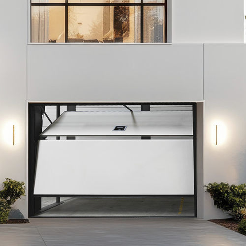 Portão seccionado para garagem - SECURLAP00 - SILVELOX GROUP SPA - metálico / automático / isolante