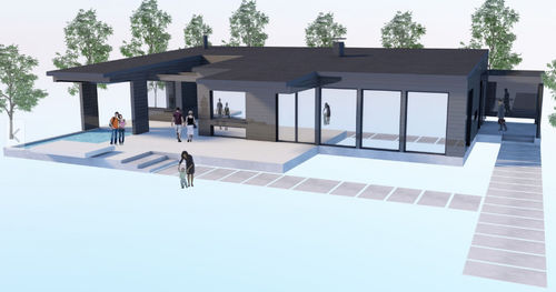 Casa pré-fabricada - VILLA BLACK - Polar Life Haus - ecológica / contemporânea / térrea