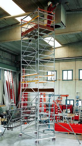 Andaime em aço galvanizado - EXPORT HD - Frigerio Carpenterie - com rodízios