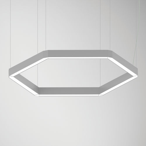 Perfil de iluminação suspenso - REBA 50 Hexa - INDELAGUE | ROXO Lighting - de LED / em alumínio extrudado / dimerizável