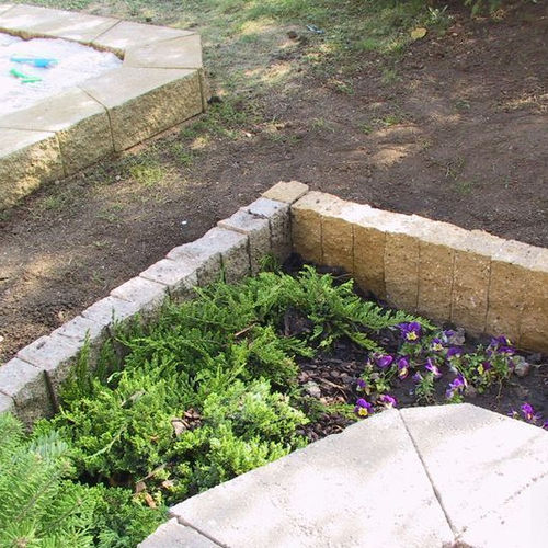 Guia de jardim - 65-600 - KB BLOK - em concreto / retangular