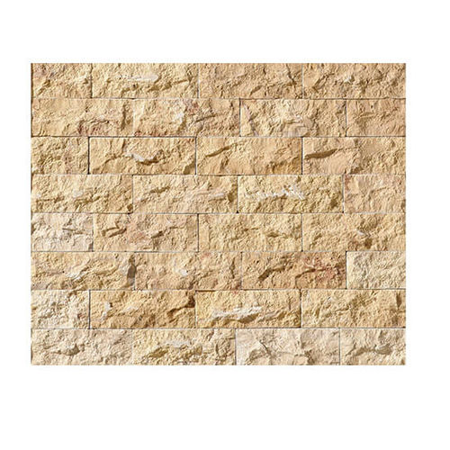 Revestimento de parede em mármore travertino - ROCKFACE TILES - PANGEA - para ambiente interno / para ambiente externo / texturizado