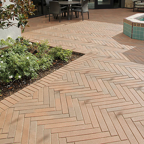 Bloco de pavimentação em pedra - 3 x 18 - ACKER STONE - para ambiente externo / para pátio / liso