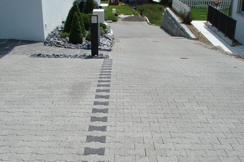 Bloco de pavimentação em concreto - OPTISICKER  - UHL - permeável / transitável / para espaço público