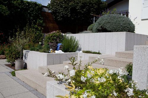Guia de jardim - UHL - em concreto / retangular