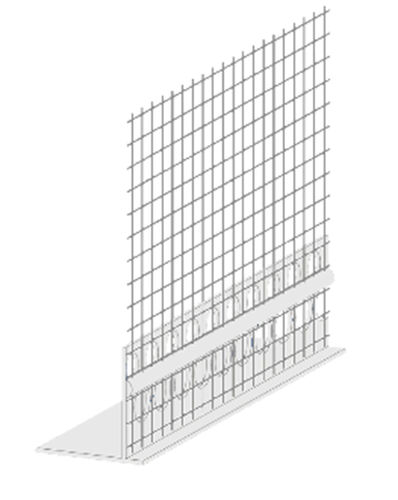 Perfil em PVC - ZIN33-1671L - DAKOTA - de fibra de vidro / em L / para fachada