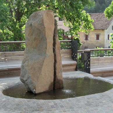 Escultura em pórfiro - DECORATIVE STONES - PORFIDI ITALIA 2000 - para ambiente externo / para jardim / para espaço público