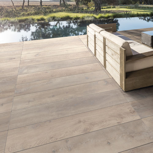 Placas de revestimento em grés porcelanato - SLAVONIA 2.0 - KRONOS CERAMICHE - com acabamento natural / para ambiente externo / de jardim