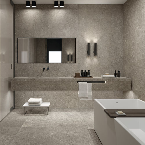 Placas de revestimento em grés porcelanato - TAUPE ELEGANCE - KRONOS CERAMICHE - fosca / brilhante / com acabamento natural