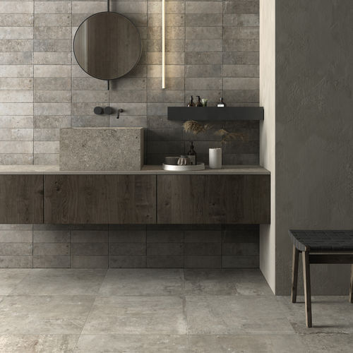 Placas de revestimento em grés porcelanato - TAUPE  - KRONOS CERAMICHE - fosca / brilhante / com acabamento natural