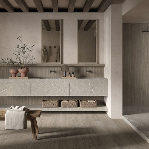 Placas de revestimento em madeira - MUSK - KRONOS CERAMICHE - com acabamento natural / para ambiente interno / para banheiro