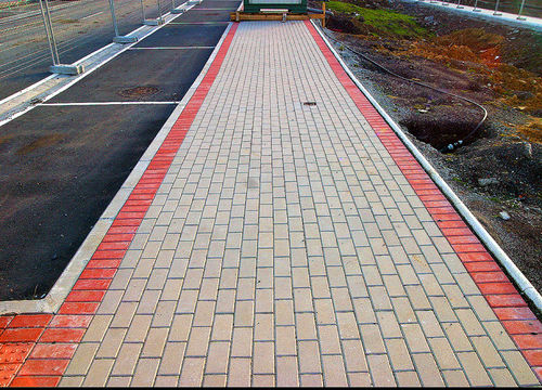 Bloco de pavimentação em concreto - RECTO - Prefabricados Alberdi - fosco / transitável / para pedestres