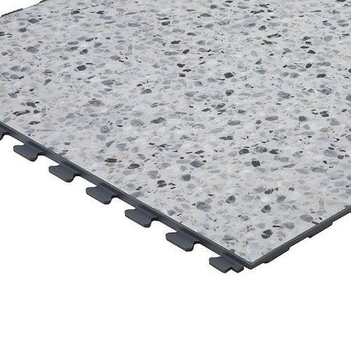 Revestimento de piso vinílico - R-TILE™ DESIGN COLLECTION - R-Tek Manufacturing - de fibra de vidro / para ambiente interno / para o setor terciário