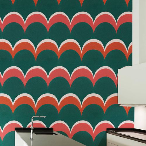 Papel de parede contemporâneo - PATTERN POIS - Wallpepper - em fibra de celulose / em fibras naturais / com padrão geométrico