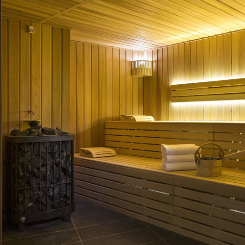 Sauna da linha comercial - Confort Pro - AWD - em madeira / para ambiente interno
