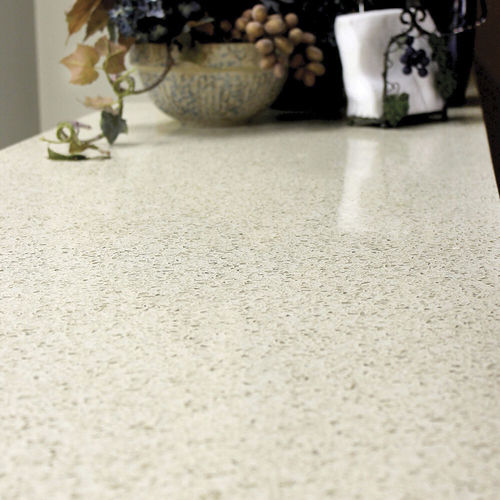 Tampo de bancada em cimento - Tectura Designs - em terrazzo / branco / cinza