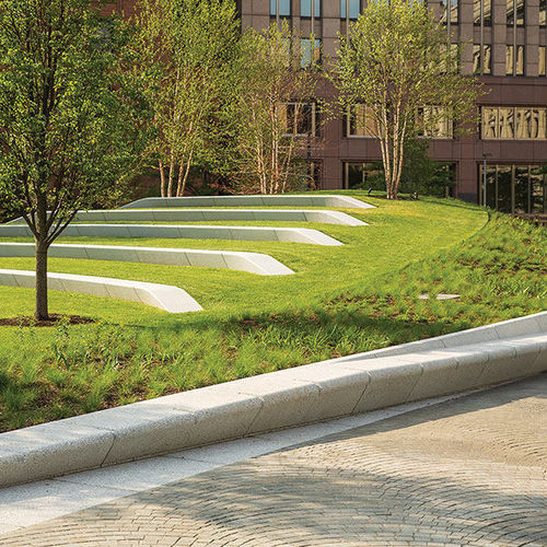 Guia de jardim - SEAT WALLS - Tectura Designs - de separação / em concreto / linear