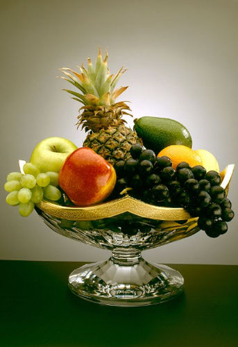 Fruteira em platina - MOTION 5048 - MOSER, a.s. - em cristal / em ouro / para uso doméstico