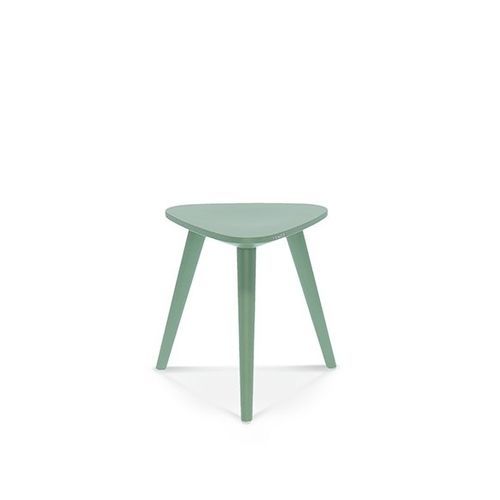 Banqueta contemporânea - Finn - Fameg - em faia / com base em madeira / com 3 pés