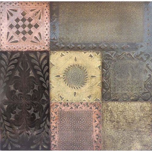 Painel decorativo de parede - PATCHWORK BRONZE COMBO - Lost Cowboys.com - para piso / em madeira / em cobre