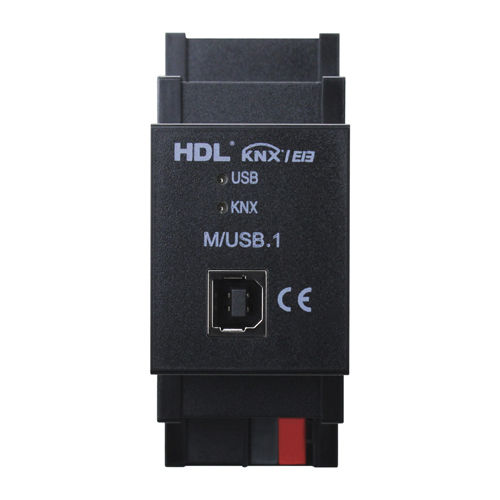 Módulo de interface de entradas binárias - M/USB.1 - HDL Automation Co., Ltd - em trilho DIN / protocolo KNX / USB