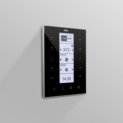 Teclado de controle para luminária - DLP Touch - HDL Automation Co., Ltd - para sistema de aquecimento / para sistema de ventilação / para equipamento multimídia