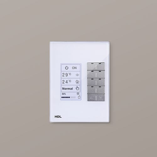 Teclado de controle para sistema de aquecimento - DLP US - HDL Automation Co., Ltd - para sistema de ventilação / para luminária / para equipamento multimídia