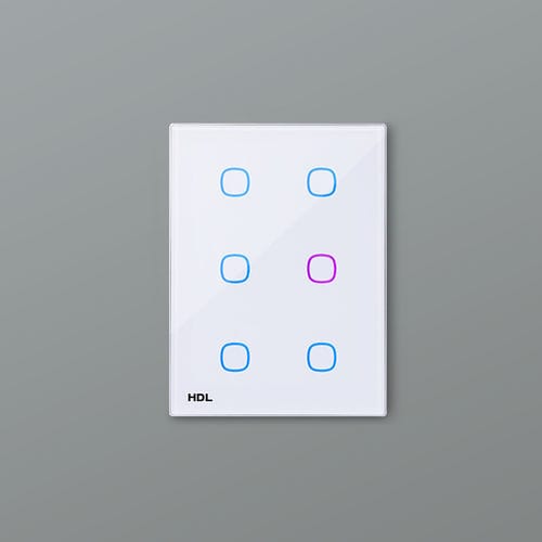 Teclado de controle para luminária - iTouch Series US - HDL Automation Co., Ltd - de parede / com tela sensível ao toque