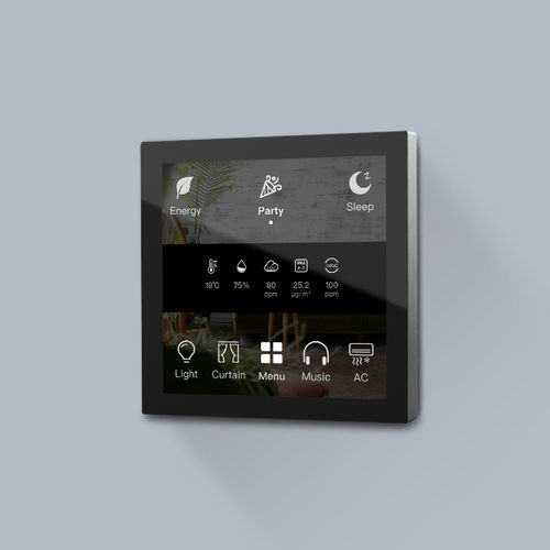 Tela sensível ao toque para sistema de automação residencial multifunções - Granite Display - HDL Automation Co., Ltd - de parede / protocolo KNX / para ambiente interno