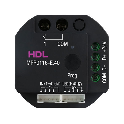 Atuador de comutação para sistema de automação residencial - HDL-MPR0116-E.40 - HDL Automation Co., Ltd - de embutir / da linha residencial / da linha comercial