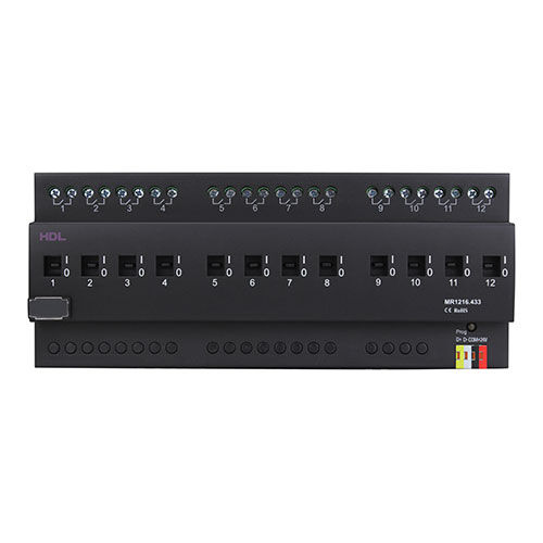Atuador de comutação para sistema de automação residencial - HDL-MR1216.433 - HDL Automation Co., Ltd - em trilho DIN / da linha residencial / da linha comercial
