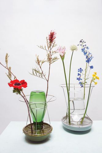 Vaso contemporâneo - HIDDEN - valerie_objects - em vidro / em cerâmica / metálico