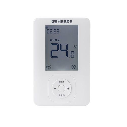 Termostato eletrônico - 3917 - Genebre - programável / para aquecimento / de ambiente