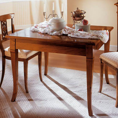 Mesa de jantar clássica - 735 - Crestan snc di Crestan Giovanni e Angelica - em madeira / retangular / quadrada
