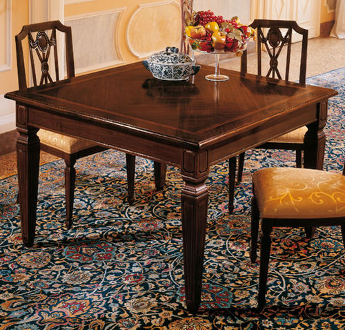 Mesa de jantar clássica - 1120 - Crestan snc di Crestan Giovanni e Angelica - em madeira / retangular / quadrada